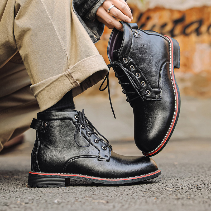 Crossfit Male - Nouvelles Chaussures en Cuir pour Hommes,
