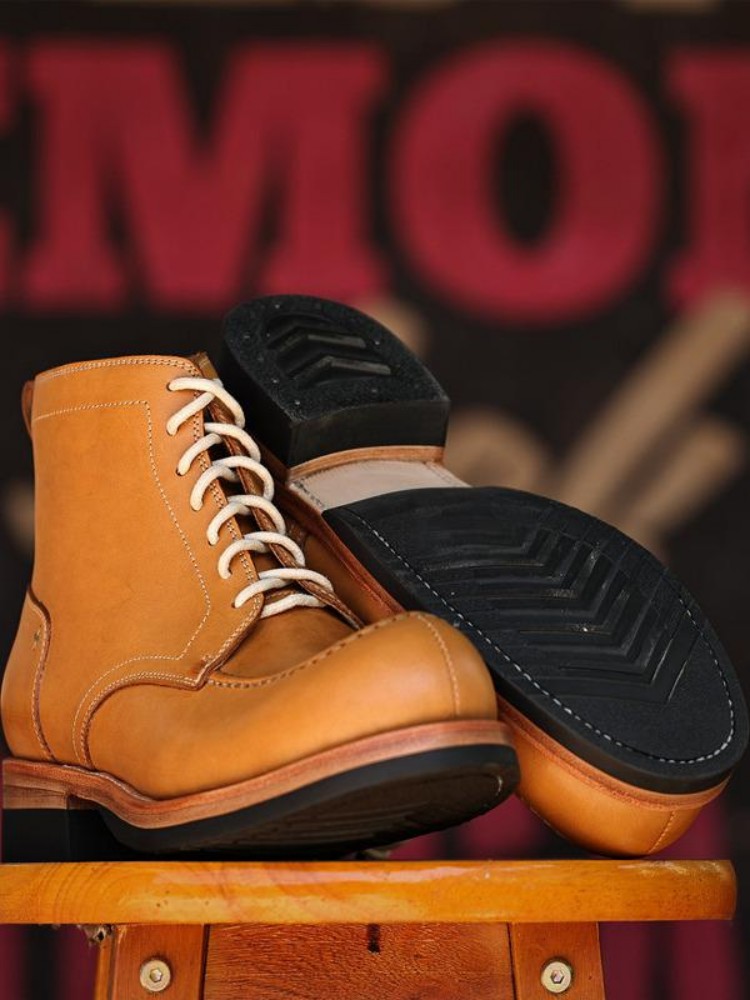 Bottines à lacets en cuir véri - Crossfit Male avis et prix
