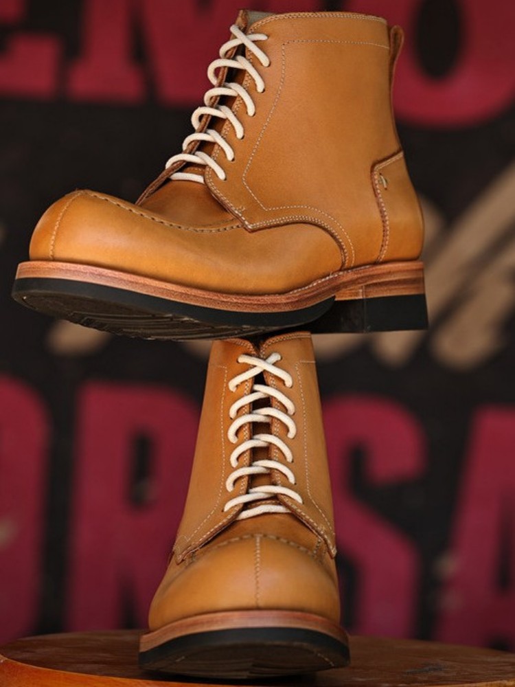 Bottines à lacets en cuir véri - Crossfit Male avis et prix